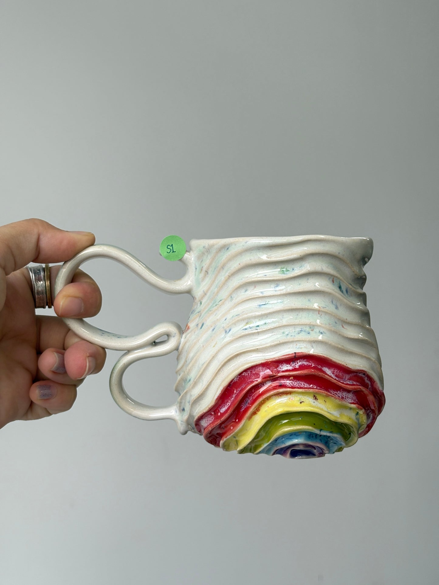 Seabed Mug Confetti White (S1)