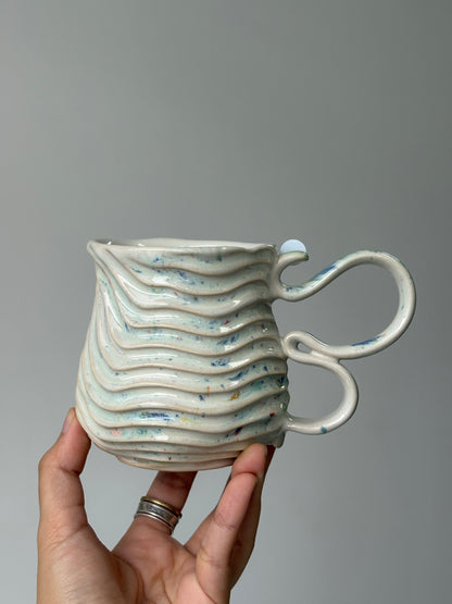 Seabed Mug Confetti White (S1)