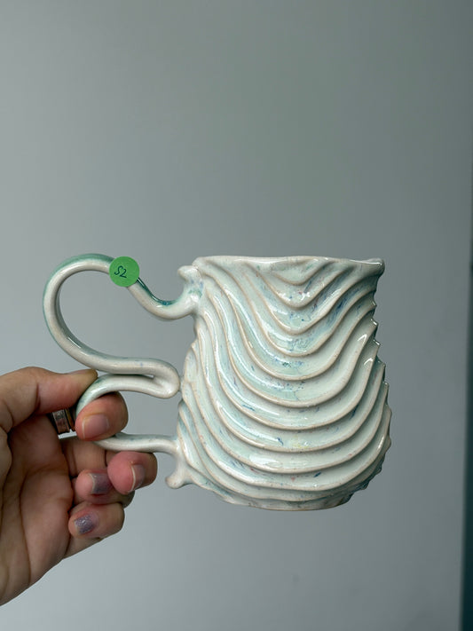 Seabed Mug Confetti white (S2)