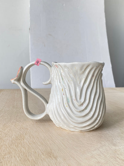 'Confetti White' Seabed Mug (4)