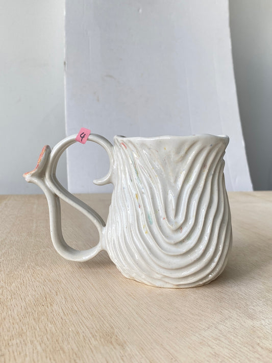 'Confetti White' Seabed Mug (4)