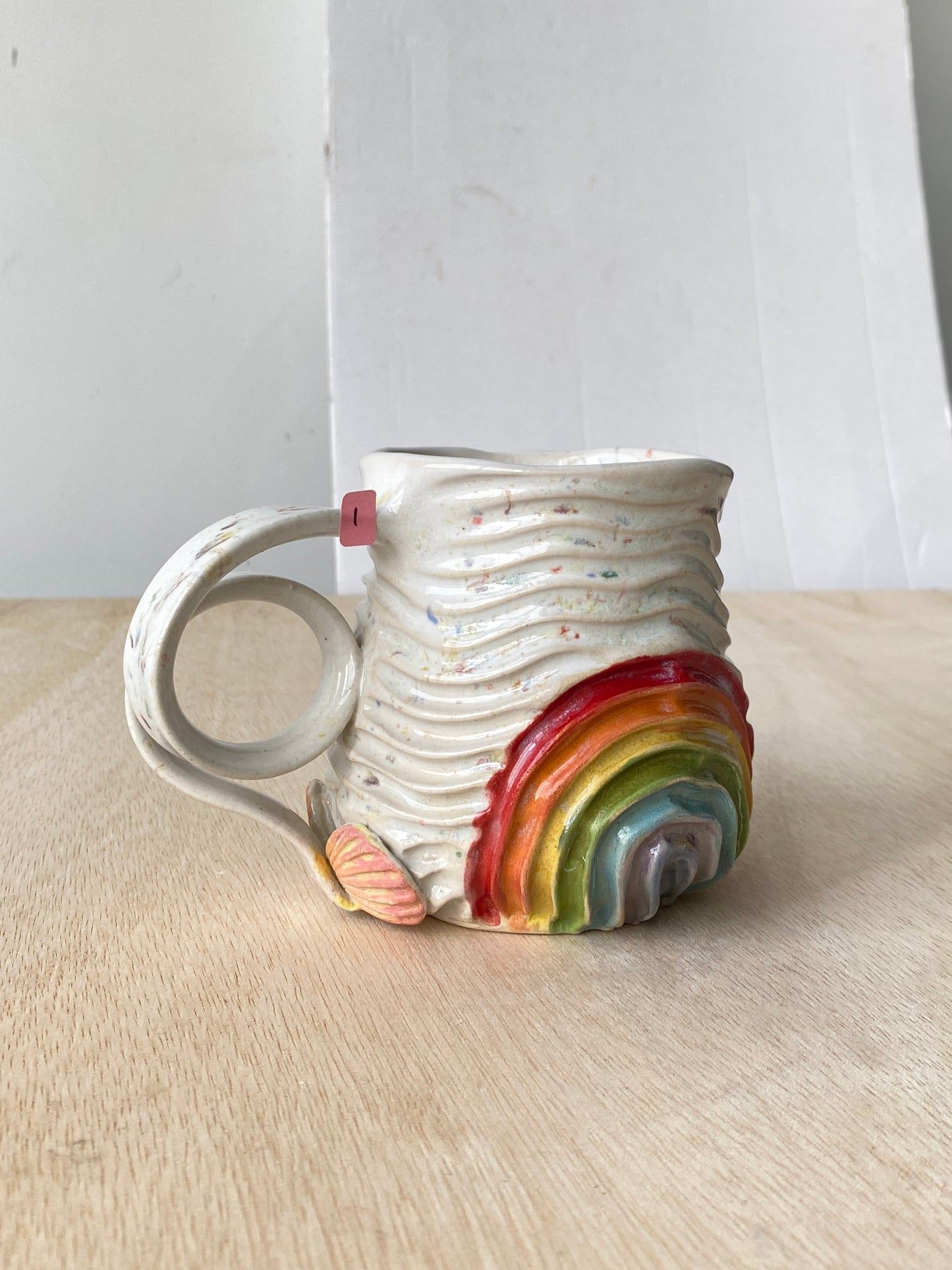 'Confetti White' Rainbow Seabed Mug (1)
